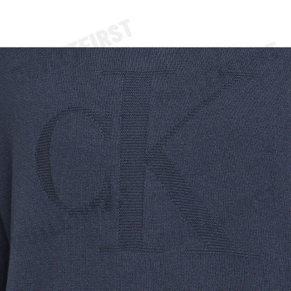 CALVIN KLEIN JEANS รุ่น MEN'S CK INTARSIA MIXED STITCH SWEATER CODE: J326453 BAN เสื้อสเวตเตอร์ เสื้อแขนยาว เสื้อผู้ชาย