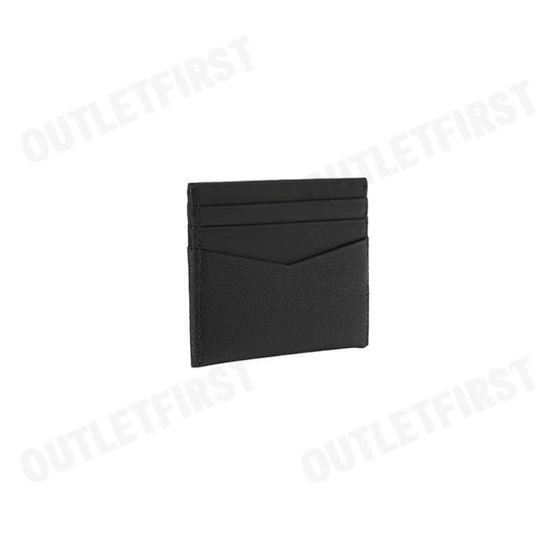 CALVIN KLEIN JEANS รุ่น MEN'S EMBOSSED LEATHER CARD HOLDER CODE: HP1630 001 กระเป๋าใส่การ์ด กระเป๋าผู้ชาย กระเป๋าสีดำ