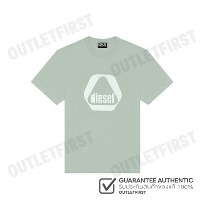 DIESEL รุ่น T-DIEGOR-G10 T-SHIRT CODE: A09674 0CATM 9BL เสื้อยืดคอกลม เสื้อผู้ชาย เสื้อสีขาว