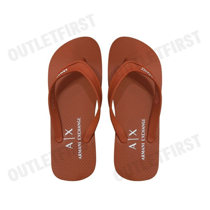 ARMANI EXCHANGE รุ่น FLIP FLOPS CODE: XUQ002 XV676 01801 รองเท้าแตะ รองเท้าผู้ชาย รองเท้าสีส้ม