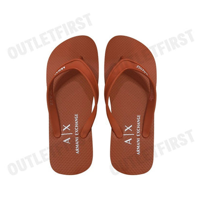 ARMANI EXCHANGE รุ่น FLIP FLOPS CODE: XUQ002 XV676 01801 รองเท้าแตะ รองเท้าผู้ชาย รองเท้าสีส้ม