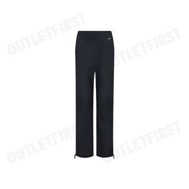 ARMANI EXCHANGE รุ่น MEN'S OVERSIZED COTTON TWILL TROUSERS WITH DRAWSTRING CODE: 6DZPL3 ZN3CZ 1200 กางเกงขายาวผู้ชายสีดำ