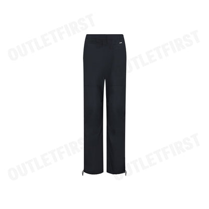 ARMANI EXCHANGE รุ่น MEN'S OVERSIZED COTTON TWILL TROUSERS WITH DRAWSTRING CODE: 6DZPL3 ZN3CZ 1200 กางเกงขายาวผู้ชายสีดำ