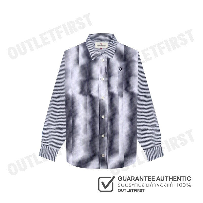 JOHN HENRY รุ่น MEN'S LONG SLEEVES SLIM FIT SHIRT (NAVY) CODE: JH F424MSLSM38 เสื้อเชิ้ตแขนยาว เสื้อเชิ้ต เสื้อทำงาน