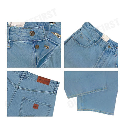 ARMANI EXCHANGE รุ่น MEN'S J83 BAGGY FIT JEANS IN LIGHT INDIGO DENIM CODE: 6DZJ83 Z1ZSZ 25EV กางเกงยีนส์ผู้ชาย ขายาว