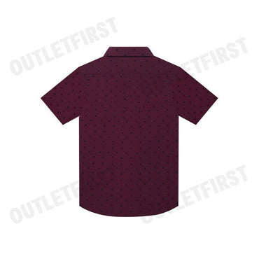 GUY LAROCHE รุ่น MAN'S SHORT SLEEVES SHIRT CODE: BAC9206W3RE เสื้อเชิ้ตแขนสั้น เสื้อผู้ชาย สีแดง