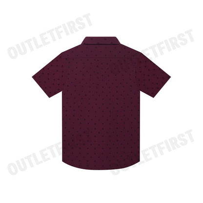GUY LAROCHE รุ่น MAN'S SHORT SLEEVES SHIRT CODE: BAC9206W3RE เสื้อเชิ้ตแขนสั้น เสื้อผู้ชาย สีแดง