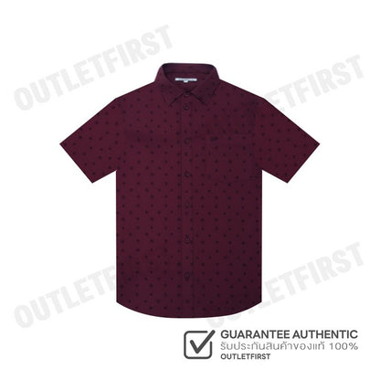 GUY LAROCHE รุ่น MAN'S SHORT SLEEVES SHIRT CODE: BAC9206W3RE เสื้อเชิ้ตแขนสั้น เสื้อผู้ชาย สีแดง