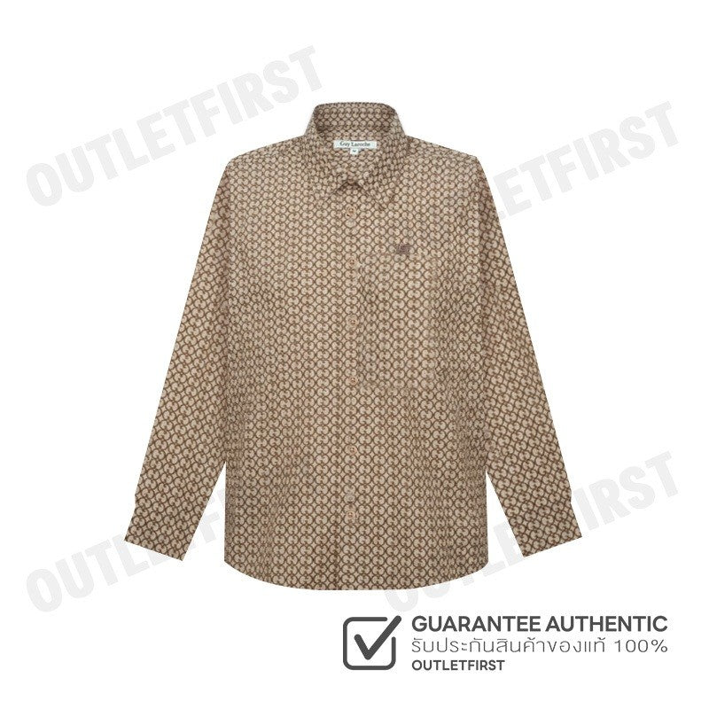 GUY LAROCHE รุ่น MAN'S LONG SLEEVES SHIRT CODE: BAB5224P4BR เสื้อเชิ้ต เสื้อแขนยาว เสื้อผู้ชาย