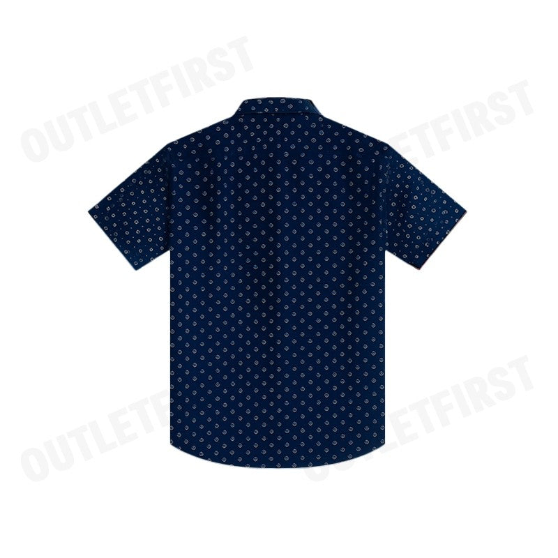 GUY LAROCHE รุ่น MAN'S SHORT SLEEVES SHIRT CODE: BAC5221P4NV เสื้อเชิ้ต เสื้อแขนสั้น เสื้อผู้ชาย