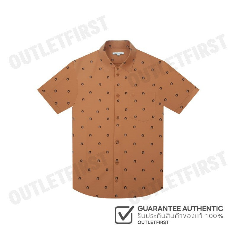 GUY LAROCHE รุ่น MAN'S SHORT SLEEVES SHIRT CODE: BAC9202W3BR เสื้อเชิ้ต เสื้อแขนสั้น เสื้อผู้ชาย