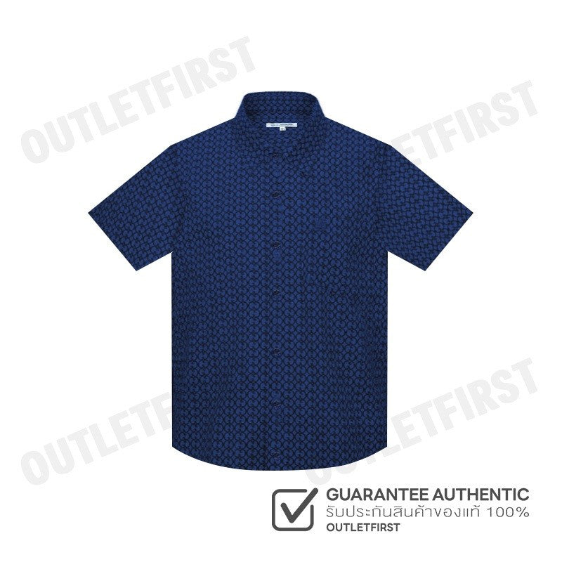 GUY LAROCHE รุ่น MAN'S SHORT SLEEVES SHIRT CODE: BAC5222P4NV เสื้อเชิ้ต เสื้อแขนสั้น เสื้อผู้ชาย