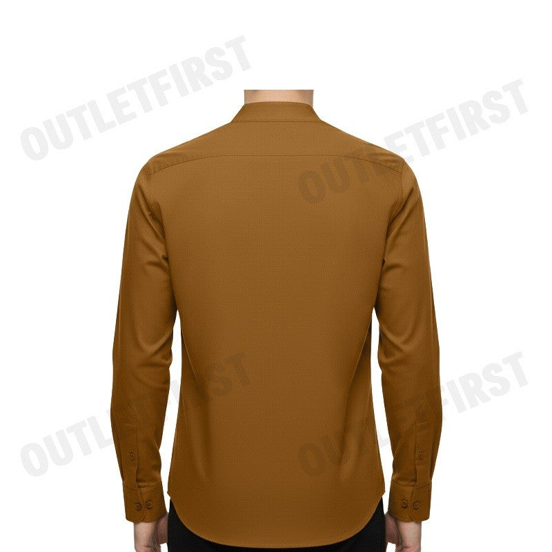GUY LAROCHE รุ่น MAN'S LONG SLEEVES SHIRT CODE: BAB6250P4BR เสื้อเชิ้ต เสื้อแขนยาว เสื้อผู้ชาย