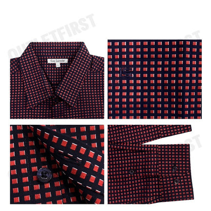 GUY LAROCHE รุ่น MAN'S LONG SLEEVES SHIRT CODE: BAB9200S4RE เสื้อเชิ้ต เสื้อแขนยาว เสื้อผู้ชาย