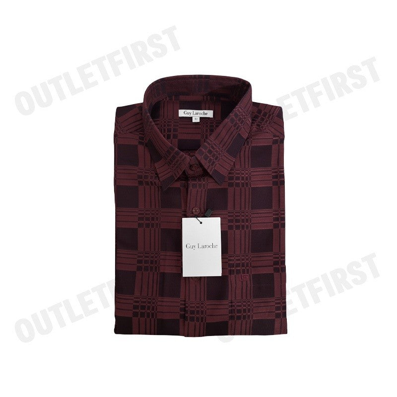 GUY LAROCHE รุ่น MAN'S SHORT SLEEVES SHIRT CODE: BAC9203S4RE เสื้อเชิ้ต เสื้อแขนสั้น เสื้อผู้ชาย