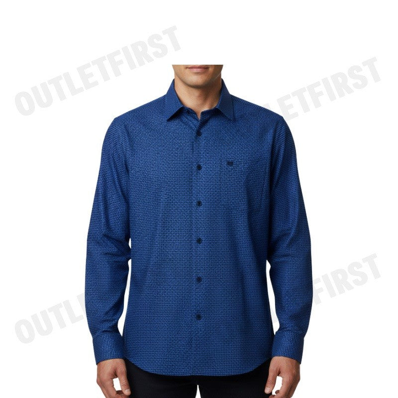 GUY LAROCHE รุ่น MAN'S LONG SLEEVES SHIRT CODE: BAB9204S4BU เสื้อเชิ้ต เสื้อแขนยาว เสื้อผู้ชาย