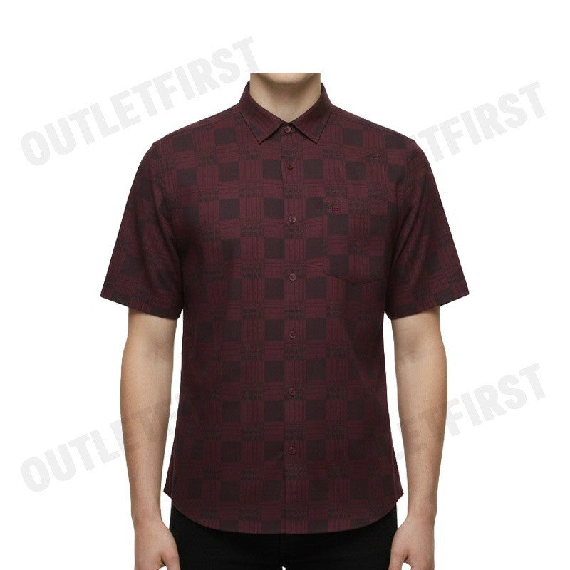 GUY LAROCHE รุ่น MAN'S SHORT SLEEVES SHIRT CODE: BAC9203S4RE เสื้อเชิ้ต เสื้อแขนสั้น เสื้อผู้ชาย
