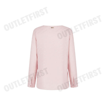 ARMANI EXCHANGE รุ่น OVER FIT SHIRT IN FABRIC WITH ALL OVER LOGO CODE: 6DYC20 YN4VZ 14BQ เสื้อเบลาส์ผู้หญิง เสื้ออมานี่