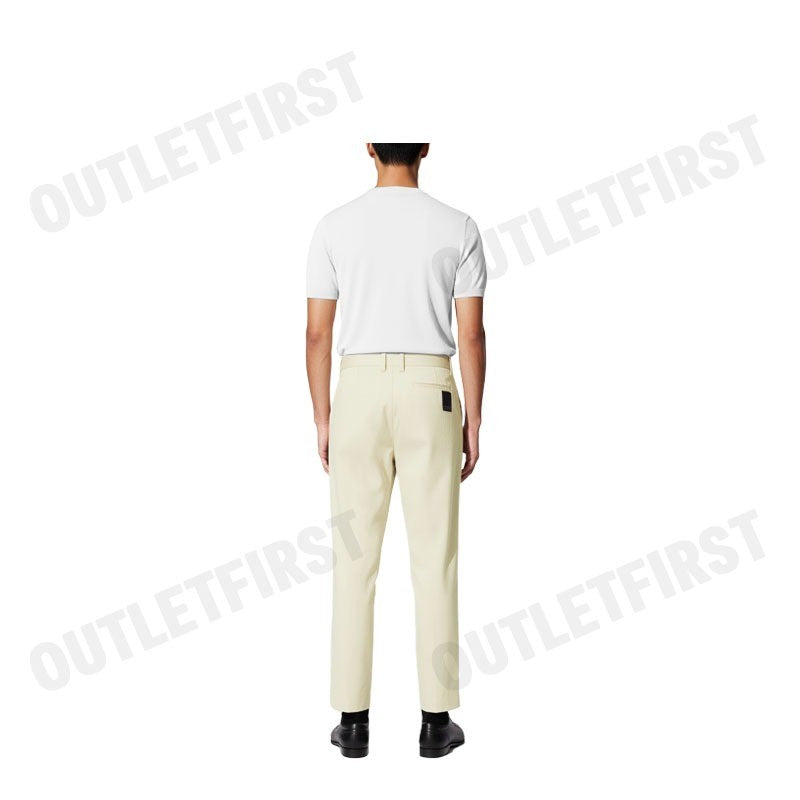 ARMANI EXCHANGE รุ่น MEN'S COTTON GABARDINE CHINO PANTS CODE: 3DZP07 ZN3TZ 1792 กางเกงขายาว กางเกงผู้ชาย สีเบจ