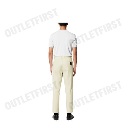 ARMANI EXCHANGE รุ่น MEN'S COTTON GABARDINE CHINO PANTS CODE: 3DZP07 ZN3TZ 1792 กางเกงขายาว กางเกงผู้ชาย สีเบจ