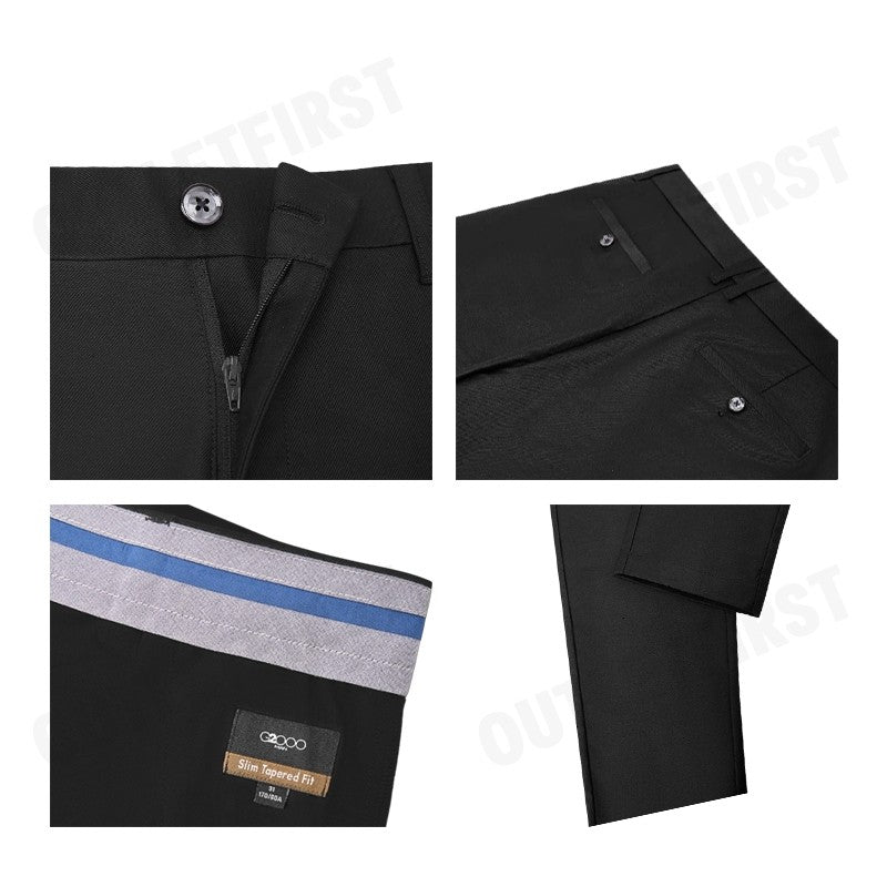 G2000 รุ่น COTTON BLEND SLIM TAPERED FIT TWILL CASUAL PANTS CODE: 5116100799 กางเกงสแล็คผู้ชาย ขายาว ทำงาน