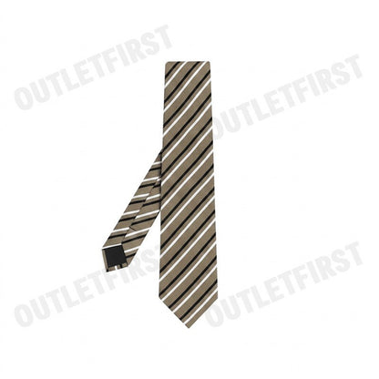 HUGO BOSS รุ่น STRIPED NECK TIE CODE: 50499453 260 เนคไท เนคไทผู้ชาย เนคไททำงาน