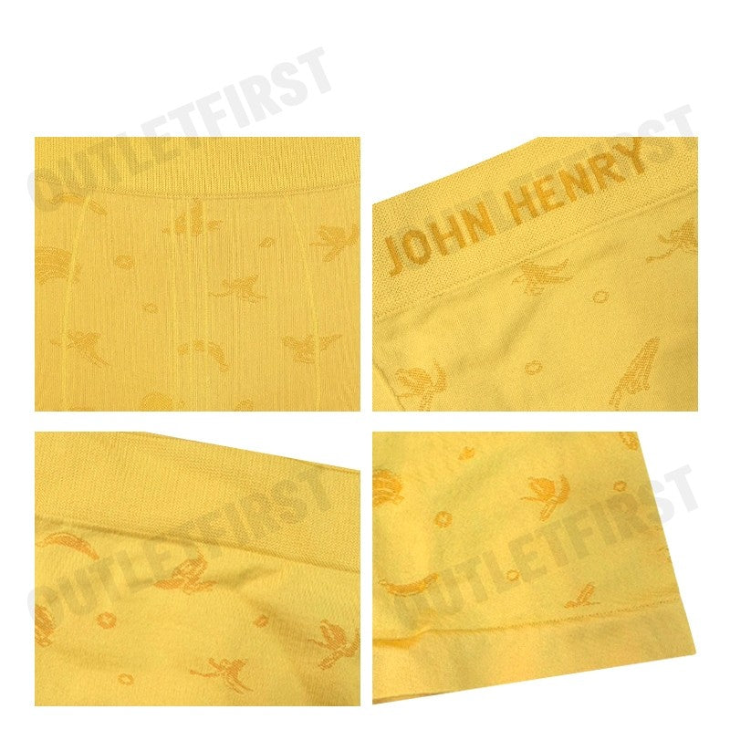 JOHN HENRY รุ่น UNDERWEAR SEAMLESS FASHION CODE: JU JU4410 (NAVY) กางเกงชั้นในผู้ชาย กางเกงบ็อกเซอร์ กางเกงสีเหลือง