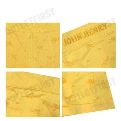 JOHN HENRY รุ่น UNDERWEAR SEAMLESS FASHION CODE: JU JU4410 (NAVY) กางเกงชั้นในผู้ชาย กางเกงบ็อกเซอร์ กางเกงสีเหลือง