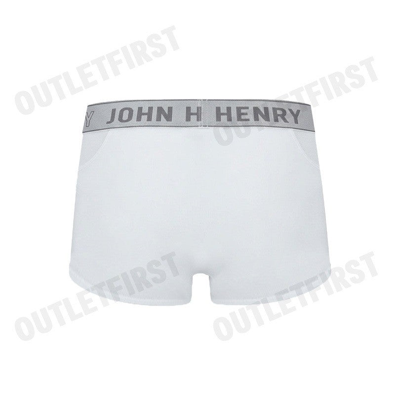 JOHN HENRY รุ่น UNDERWEAR FASHION MEN'S BOXER BRIEFS CODE: JU JU3ME001 (WHITE) กางเกงชั้นในผู้ชาย กางเกงในซีทรู