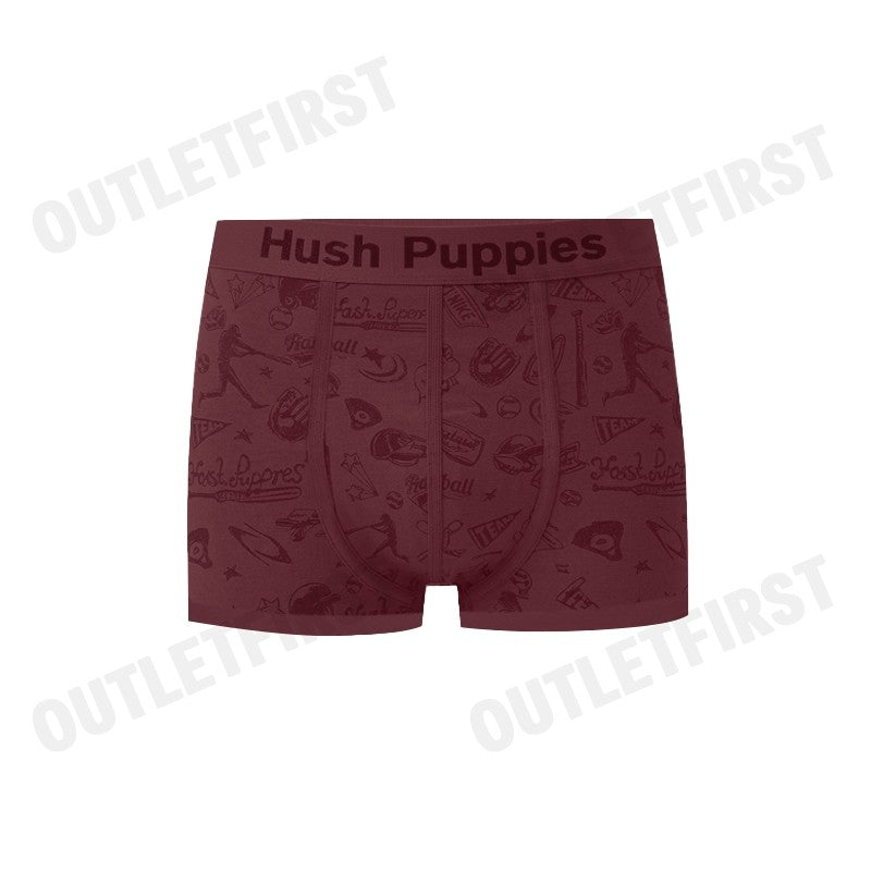 HUSH PUPPIES รุ่น MEN'S FASHION BOXER BRIEFS CODE: HU H3F032 (RED) กางเกงชั้นในผู้ชาย กางเกงฮัชพัพพีส์ กางเกงสีแดง