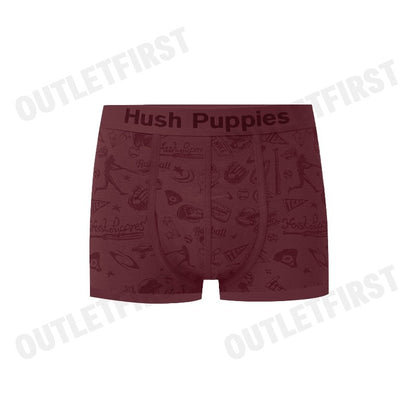 HUSH PUPPIES รุ่น MEN'S FASHION BOXER BRIEFS CODE: HU H3F032 (RED) กางเกงชั้นในผู้ชาย กางเกงฮัชพัพพีส์ กางเกงสีแดง