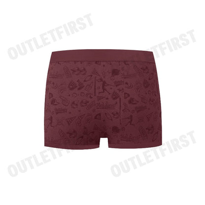 HUSH PUPPIES รุ่น MEN'S FASHION BOXER BRIEFS CODE: HU H3F032 (RED) กางเกงชั้นในผู้ชาย กางเกงฮัชพัพพีส์ กางเกงสีแดง