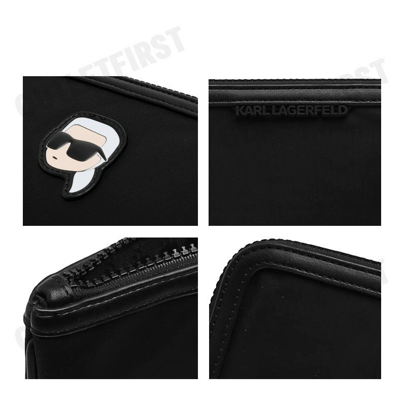 KARL LAGERFELD รุ่น K/IKONIK 2.0 NYLON MD POUCH CODE: 230W3256999 กระเป๋าคลัทช์ กระเป๋าถือ กระเป๋า