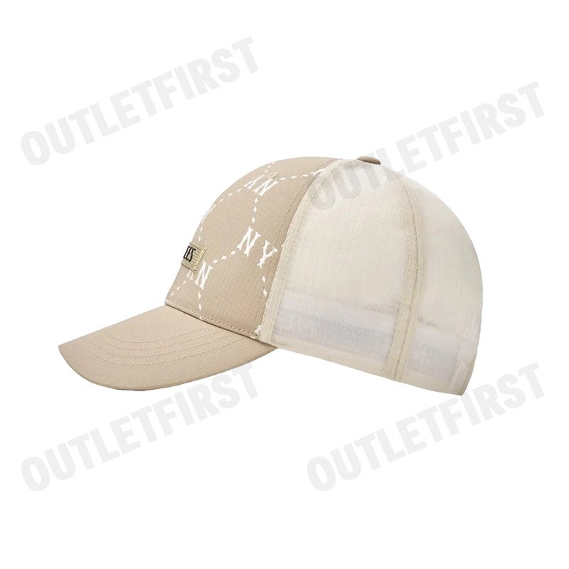 MLB รุ่น UNISEX DIA MONOGRAM SPORTIVE MESH CAP CODE: 3AMCM0153 50BGD หมวกแก็ป หมวกเบสบอล หมวกเอ็มแอลบี