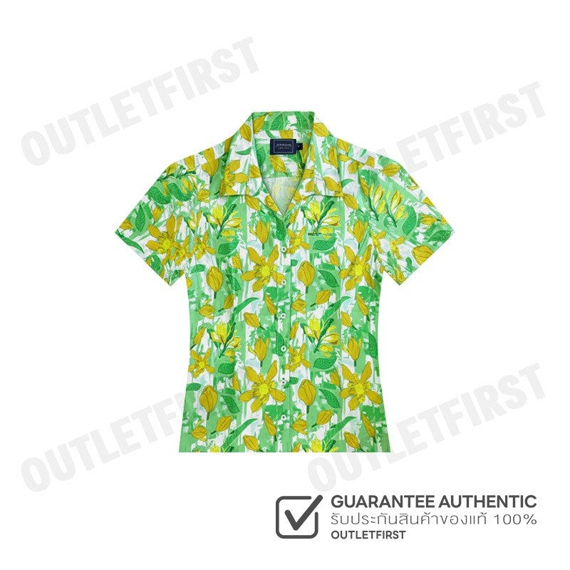 ARROW รุ่น WOMEN'S NATURAL FABRIC SHIRT CODE: WACC584S5CSGR เสื้อเชิ้ต เสื้อแขนสั้น เสื้อผู้หญิง