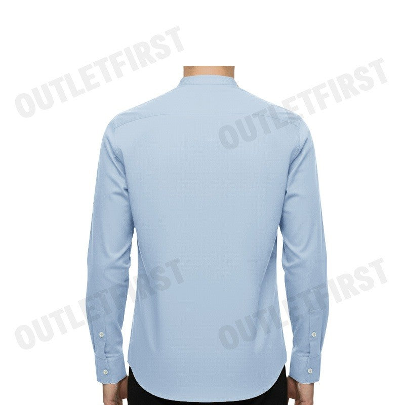 GUY LAROCHE รุ่น STAND COLLAR SLIM FIT SHIRT CODE: DAC6260P3BU เสื้อเชิ้ต เสื้อแขนยาว เสื้อผู้ชาย
