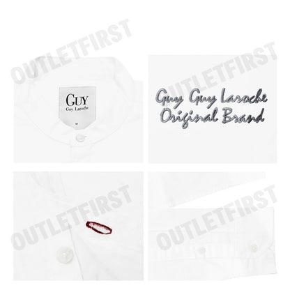 GUY LAROCHE รุ่น STAND COLLAR SLIM FIT SHIRT CODE: DAC6260P3WH เสื้อเชิ้ต เสื้อแขนยาว เสื้อผู้ชาย