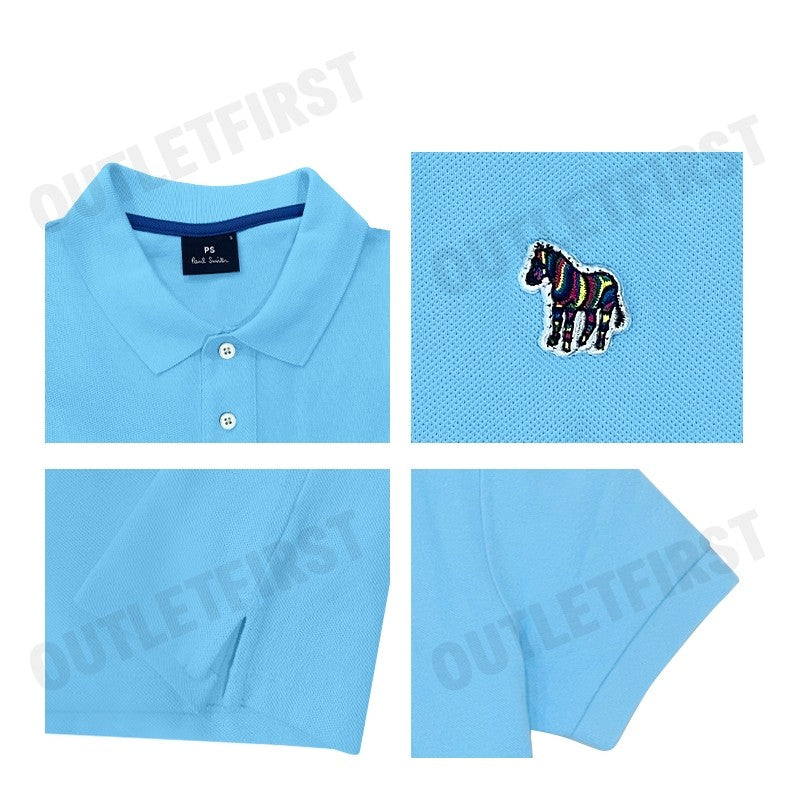 PS PAUL SMITH รุ่น MEN'S POLO SHIRT CODE: M2R 534LZ P20067 42D เสื้อโปโล เสื้อแขนสั้น เสื้อผู้ชาย
