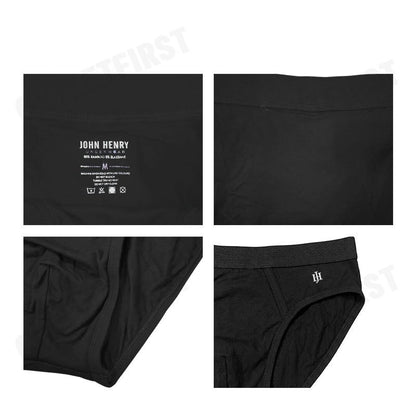 JOHN HENRY รุ่น UNDERWEAR BAMBOO FIBER CODE: JU 29004 (BLACK) กางเกงชั้นใน กางเกงชั้นในผู้ชาย กางเกงในจอน