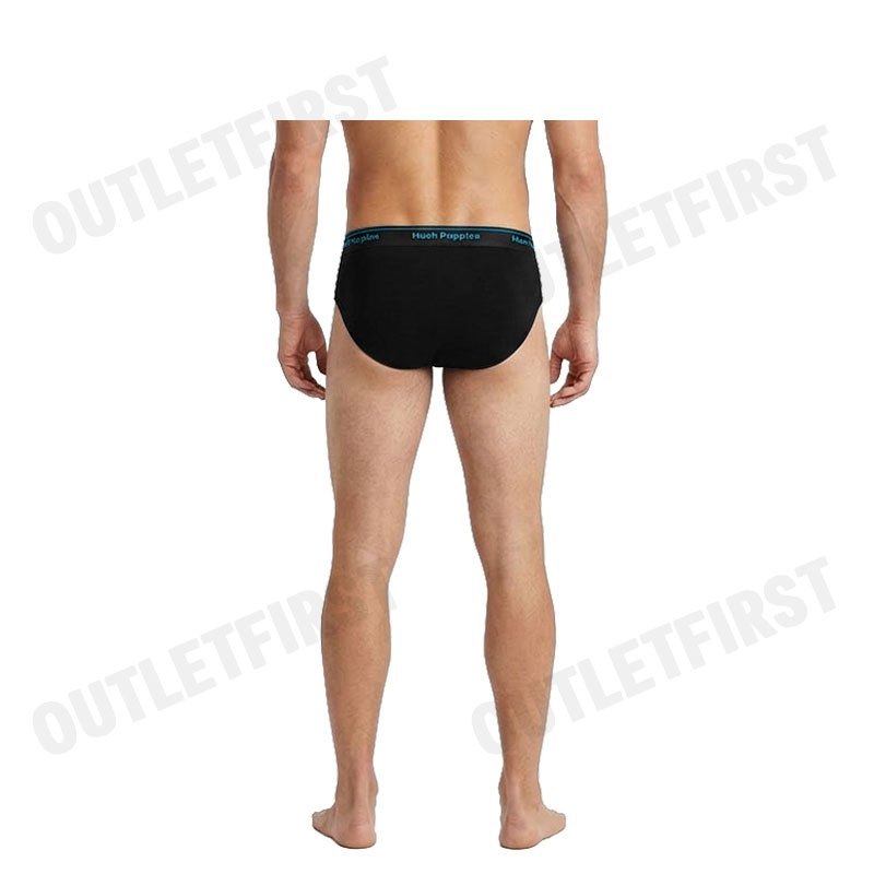 HUSH PUPPIES รุ่น MEN'S MICRO MODAL SIRO BRIEFS CODE: HU H2FSR08 (BLACK) กางเกงชั้นในผู้ชาย สีดำ กางเกงฮัชพัพพีส์