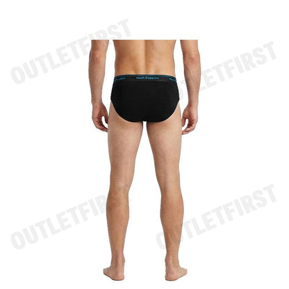 HUSH PUPPIES รุ่น MEN'S MICRO MODAL SIRO BRIEFS CODE: HU H2FSR08 (BLACK) กางเกงชั้นในผู้ชาย สีดำ กางเกงฮัชพัพพีส์