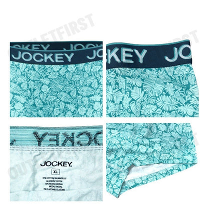 JOCKEY รุ่น MEN'S COTTON MODAL SHORT TRUNK CODE: KU 1810251 (BLUE) กางเกงชั้นในผู้ชาย กางเกงในบ็อกเซอร์ กางเกงจ็อคกี้