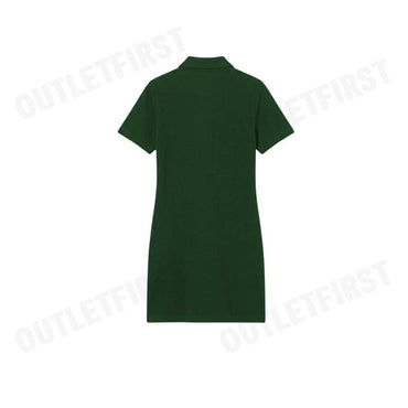 LACOSTE รุ่น WOMEN’S ORGANIC COTTON BUTTONED POLO DRESS CODE: EF6922 10 132 ชุดเดรส เดรสคอปก เดรสผู้หญิง
