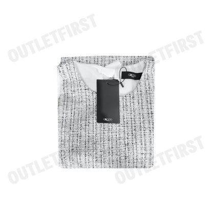 G2000 รุ่น WOMEN CLOTHING MERMAID HEM BOW BACK TWEED DRESS FIT & FLARE SHAPE CODE: 4623139601 ชุดเดรสผู้หญิง เดรสสีขาว