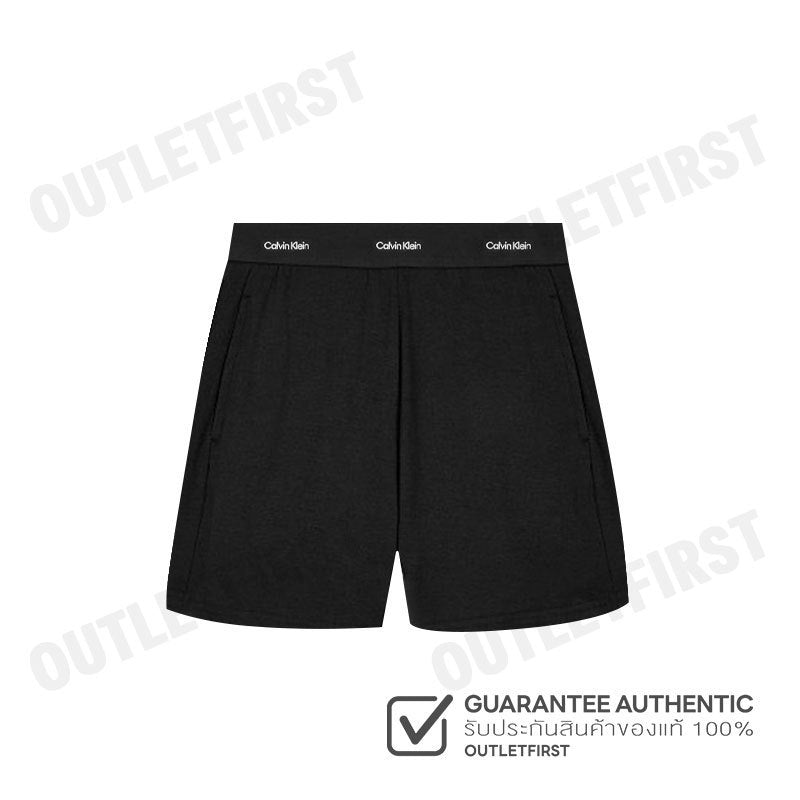 CALVIN KLEIN รุ่น TERRY LOUNGE SLEEP SHORTS CODE: QS7275 UB1 กางเกงผู้หญิง กางเกงขาสั้น กางเกงขาสั้นสีดำ