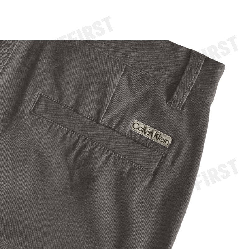 CALVIN KLEIN JEANS MEN'S CK MILANO CHINO SHORTS COLOR BROWN CODE: J326944 PBX