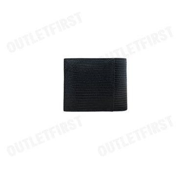CALVIN KLEIN LIZARD EMBOSSED BIFOLD WALLET COLOR BLACK CODE: 4D1102G UB1