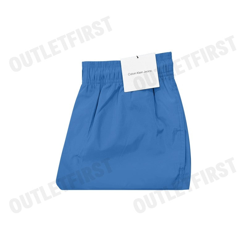 CALVIN KLEIN JEANS รุ่น MONOGRAM GRAPHIC PULL-ON SHORTS CODE: 4RC601G WRB กางเกงขาสั้น กางเกงสีน้ำเงิน กางเกงผู้ชาย