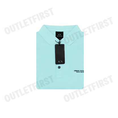 ARMANI EXCHANGE รุ่น POLO SHIRT IN MILAN / NEW YORK JERSEY CODE: 8NZF80 Z8H4Z 15CY เสื้อโปโล เสื้อแขนสั้น เสื้อผู้ชาย