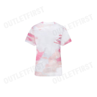 CALVIN KLEIN JEANS รุ่น WOMEN'S T-SHIRTS CODE: J223169 0LA เสื้อยืดคอกลม เสื้อยืดมัดย้อม เสื้อยืดแขนสั้นผู้หญิง